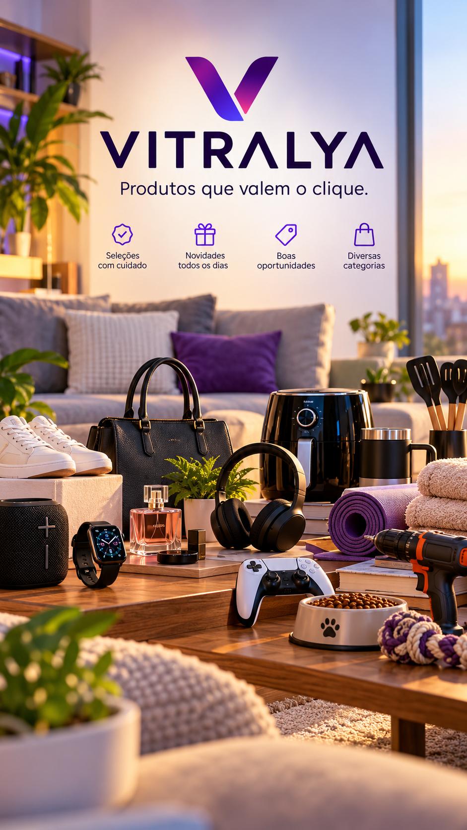 Vitralya. Produtos que valem o clique.